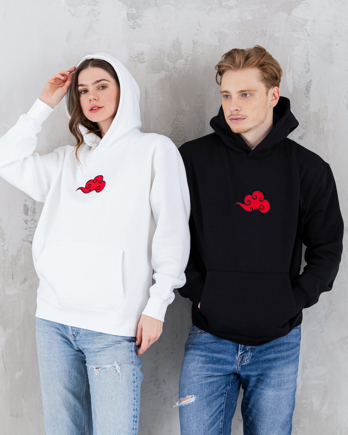 Red Cloud Black Hoodie - Cleverbrowns