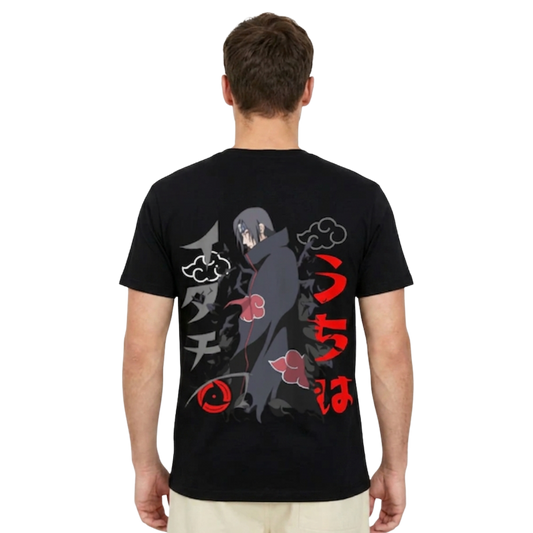 Itachi Uchiha Tee – Shadowed Legacy Edition