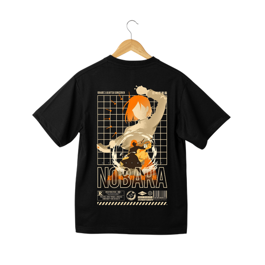 Nobara Kugisaki t-shirt with Nobara Kugisaki graphic and 'Nobara' text
