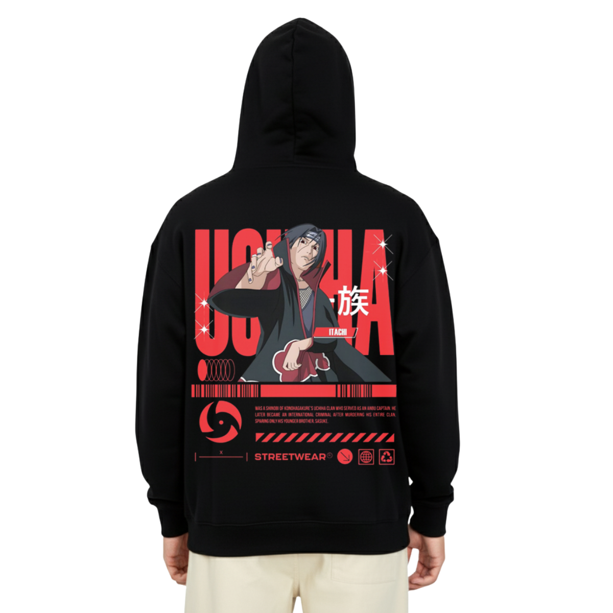 Itachi Uchicha Hoodie Crows Edition