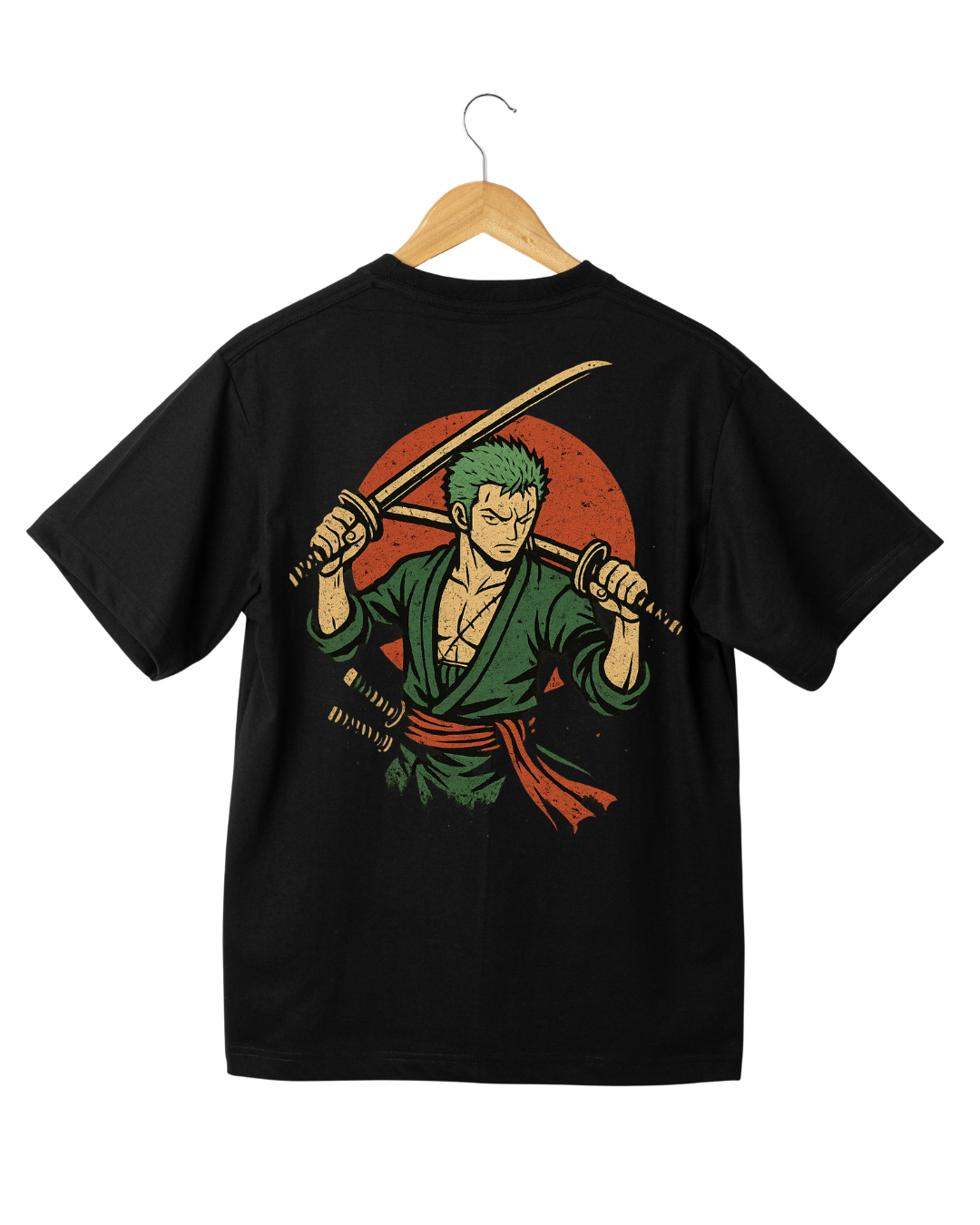 Three Blades” Samurai Streetwear T-Shirt – Black