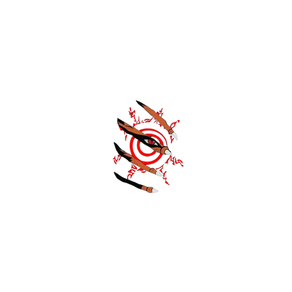 Uchicha Clan Logo Spiked With Kurama's Paw