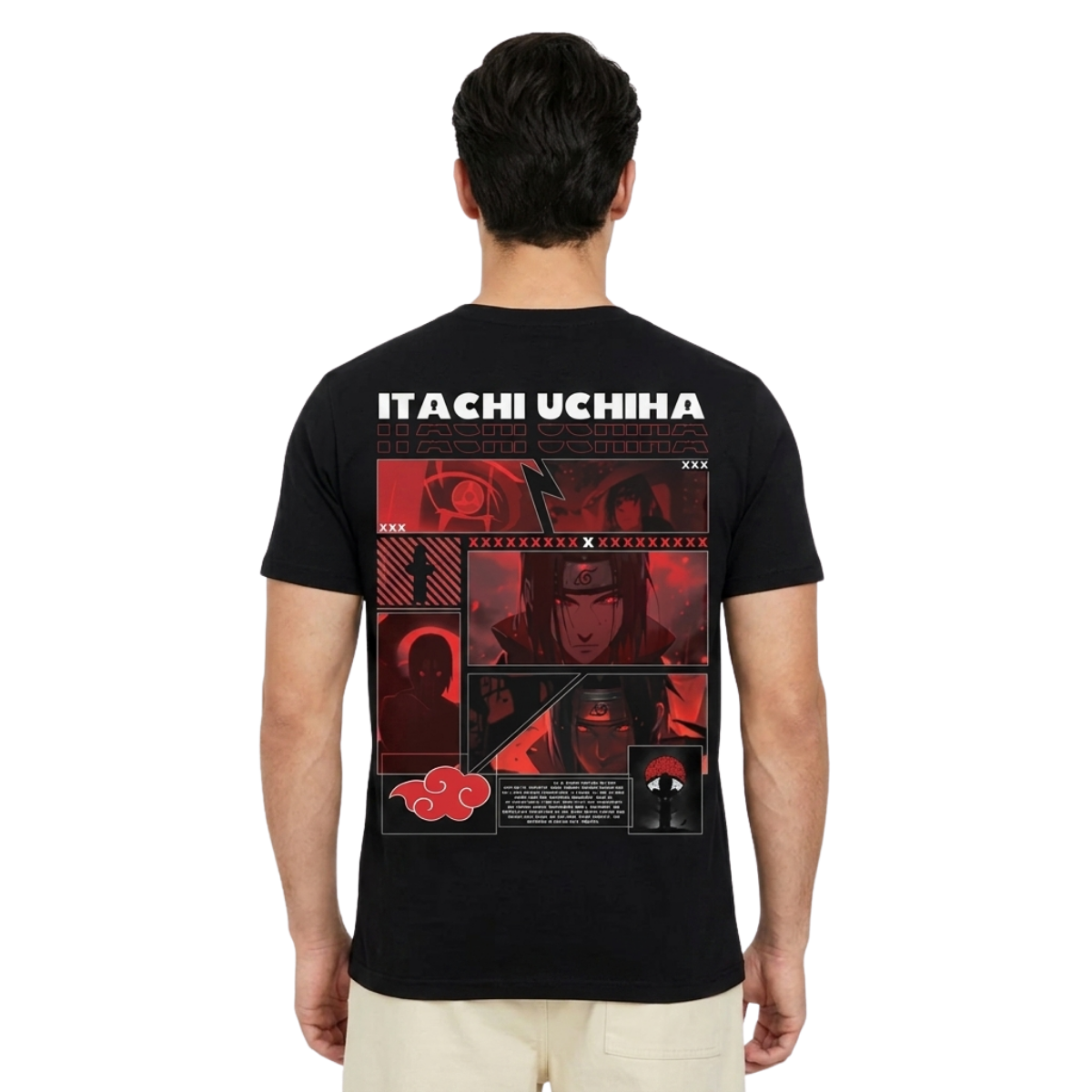 Itachi Uchiha Tee – Sharingan Panel Edition
