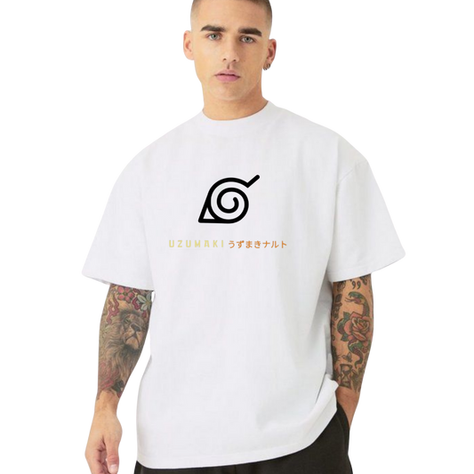Naruto T-Shirt White Ages Graphic Tee