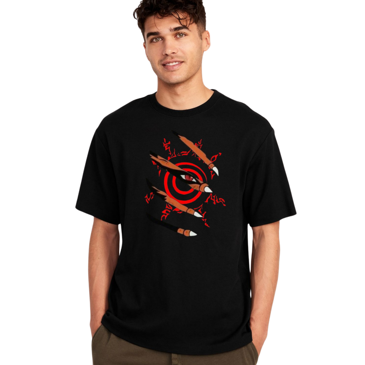 Naruto Uzumaki Black Tee - Naruto Merch