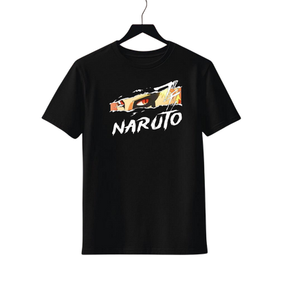 Naruto Uzumaki Graphic Tee - Black Oversized T-Shirt