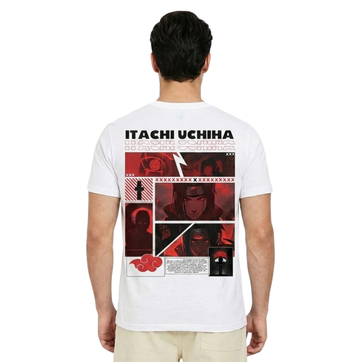 Itachi Uchiha Tee – Sharingan Panel Edition