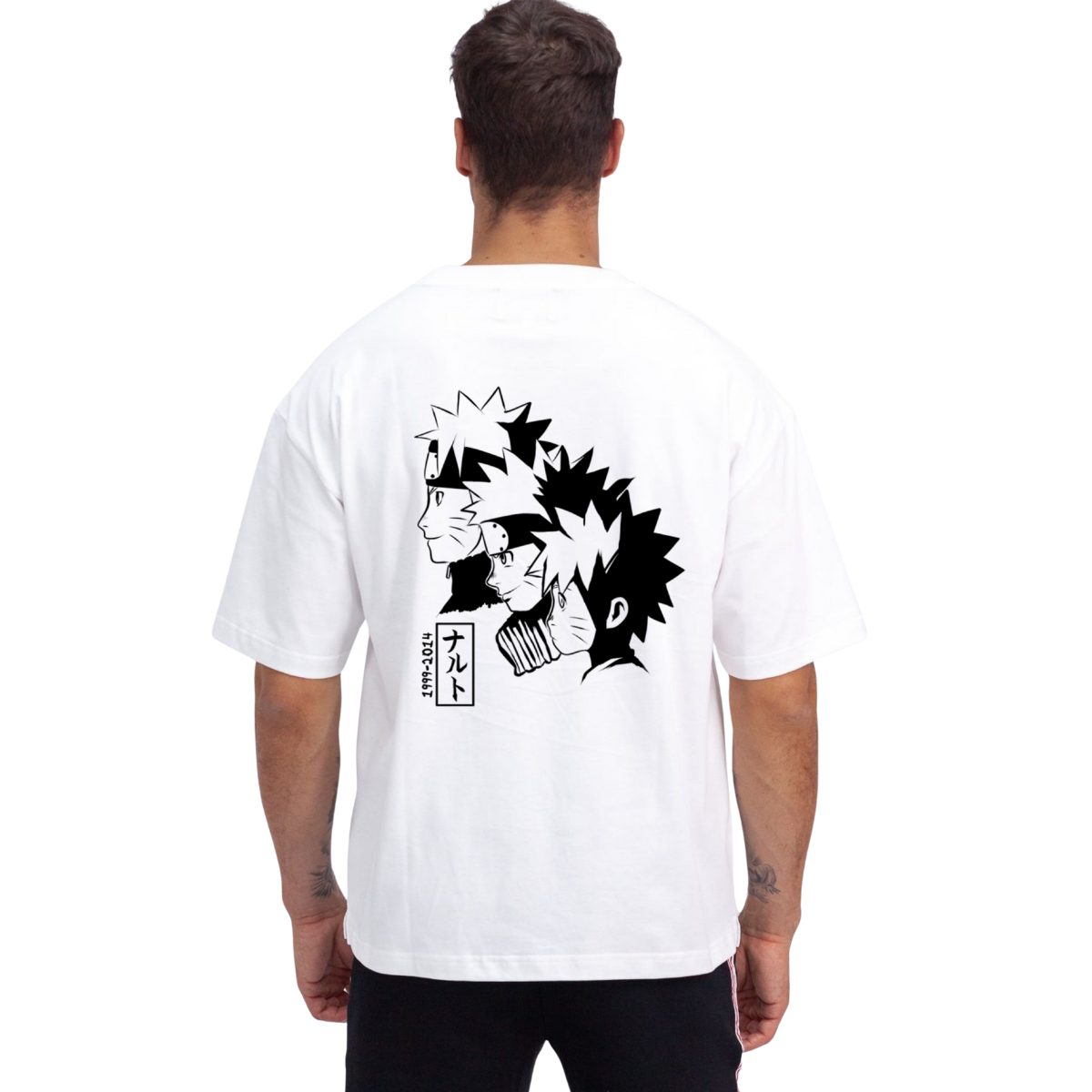 Naruto T-Shirt White Ages Graphic Tee
