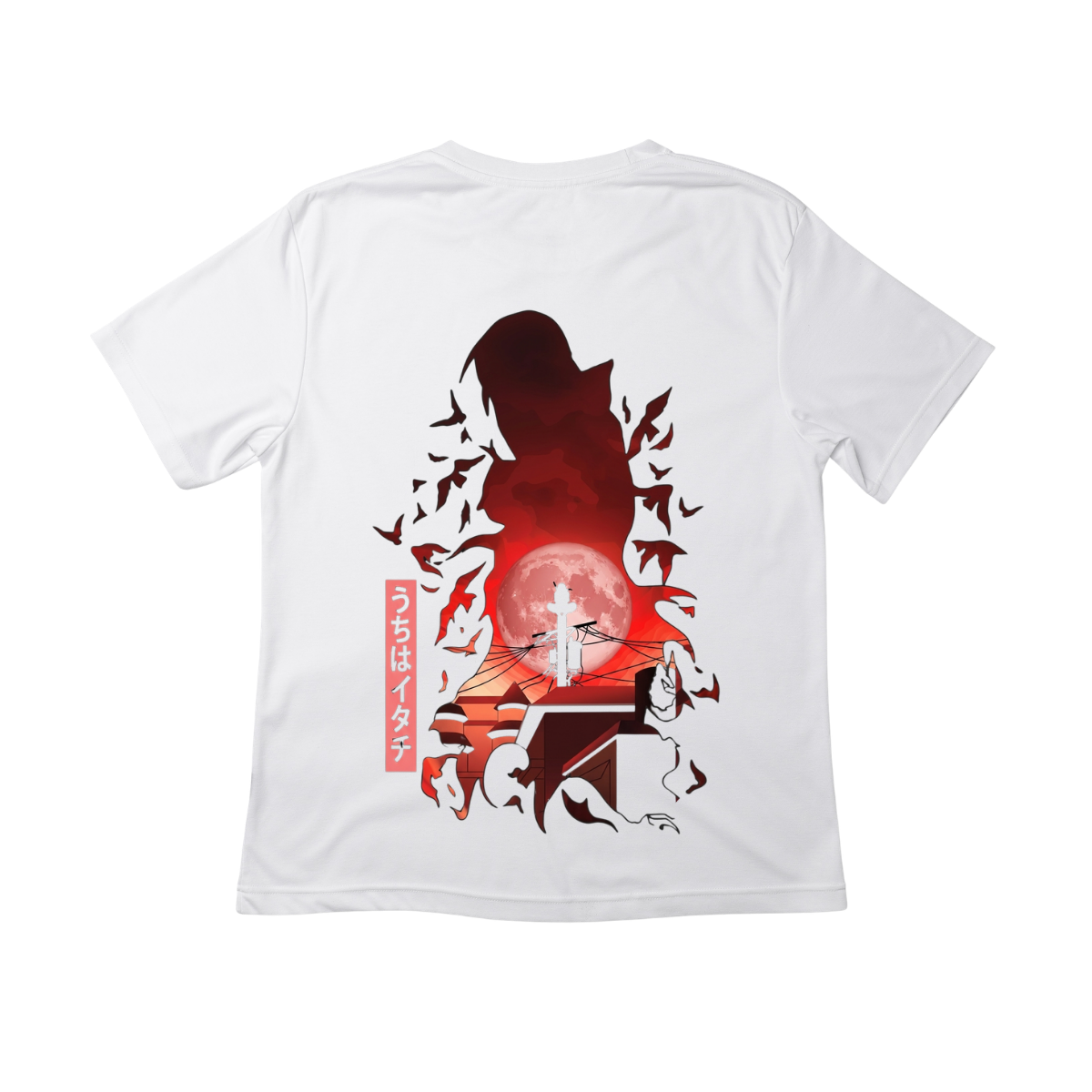 Itachi Uchiha Graphic Tee – Red Moon Series