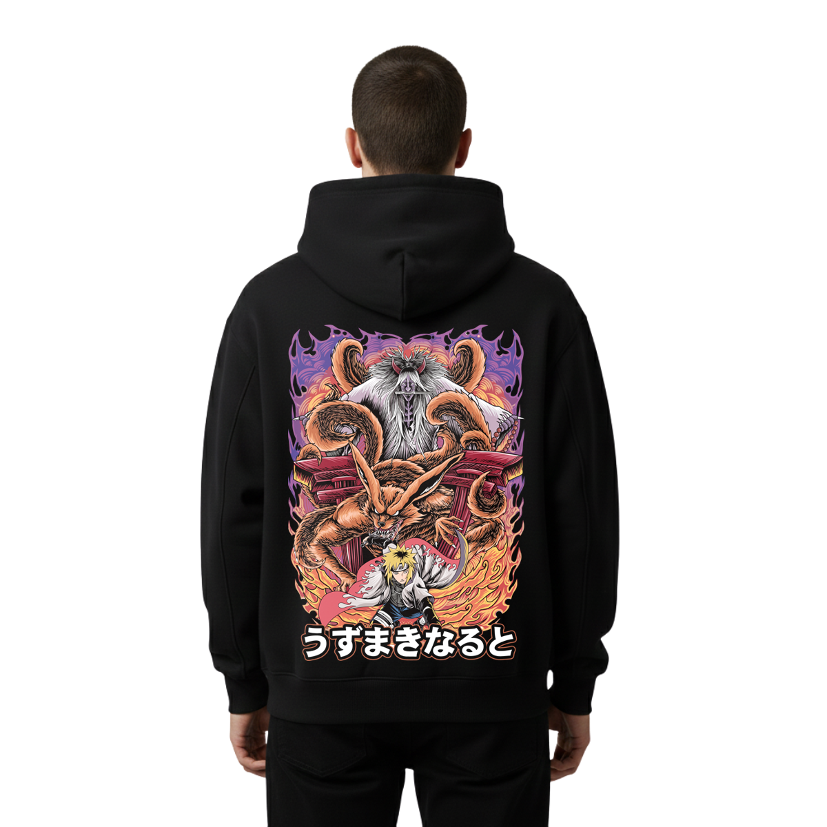 Shippuden Graphic Back Naruto Hoodie