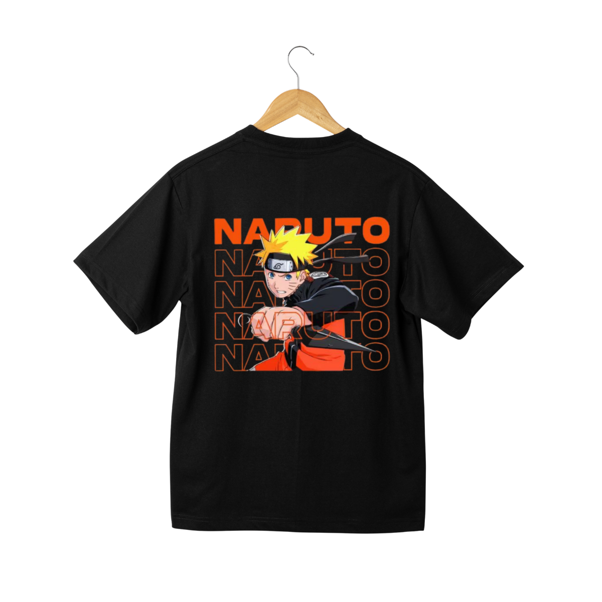 Naruto Uzumaki Black Tee - Naruto Merch
