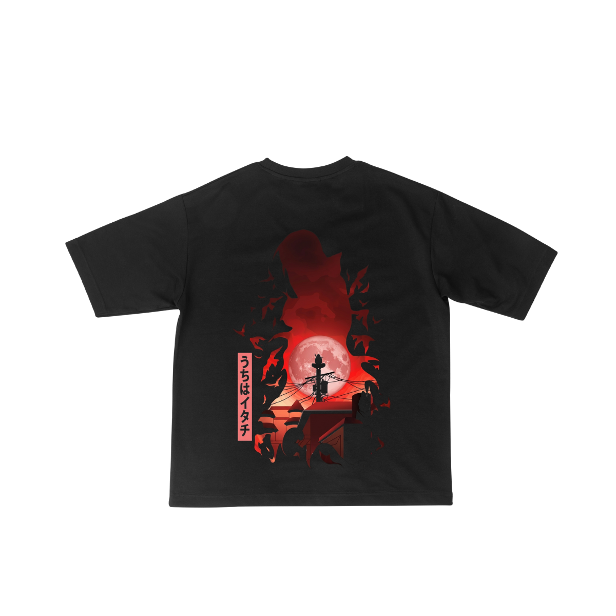 Itachi Uchiha Graphic Tee – Red Moon Series