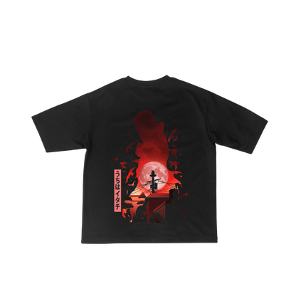 Itachi Uchiha Graphic Tee – Red Moon Series