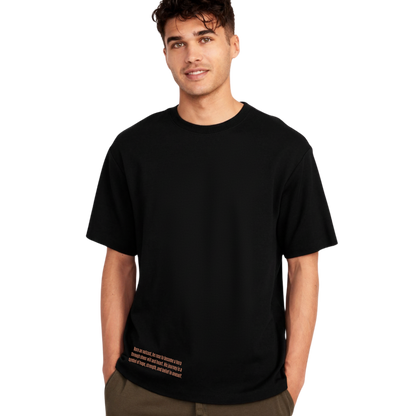 Naruto T-Shirt Black Oversized Graphic Tee