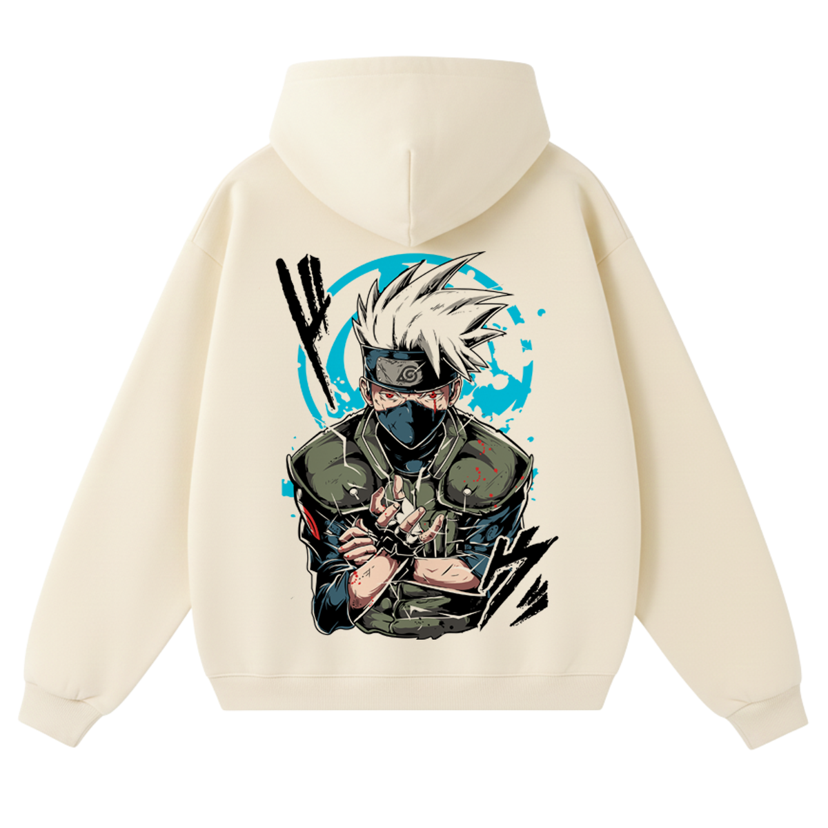Kakashi Sensei Graphic Naruto Hoodie