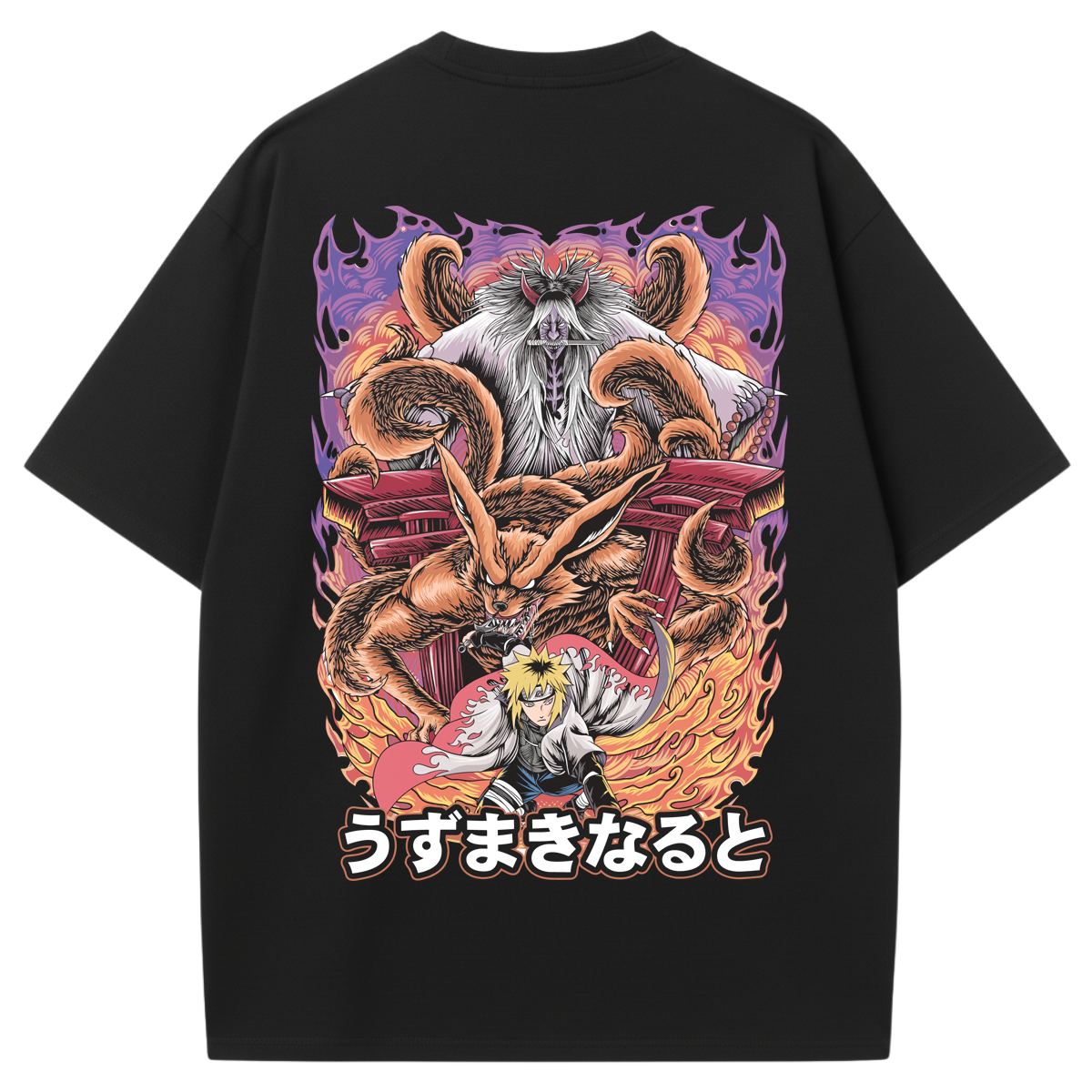 Shippuden Back Graphic Naruto T-Shirt