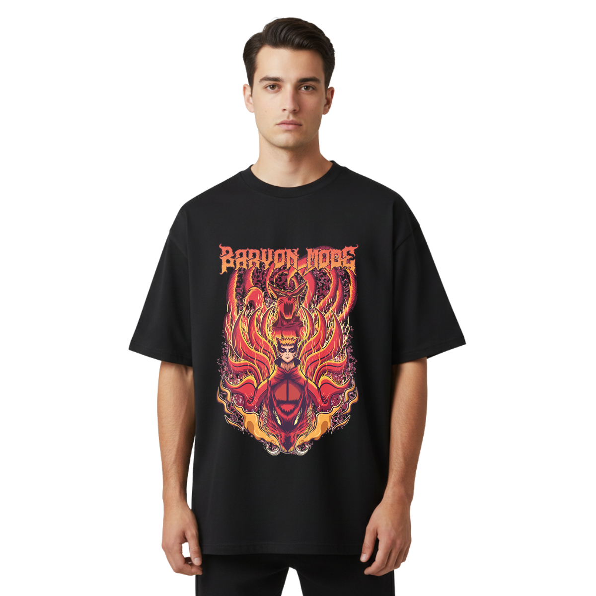 Baryon Mode Kurama Power Naruto T-Shirt