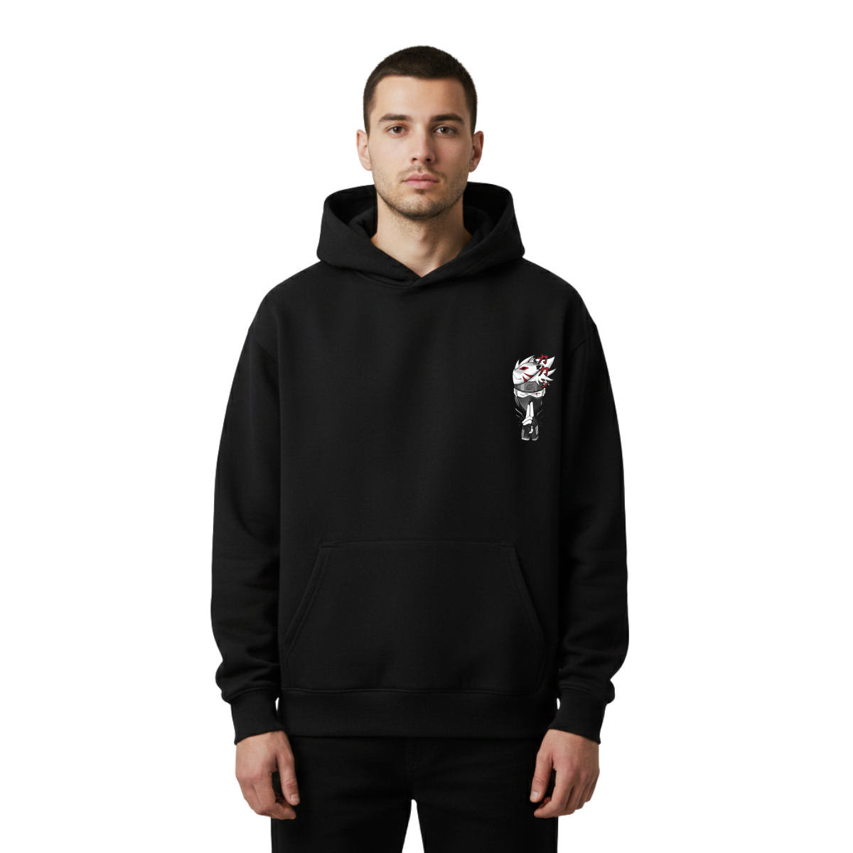 Kakashi Sensei Graphic Naruto Hoodie