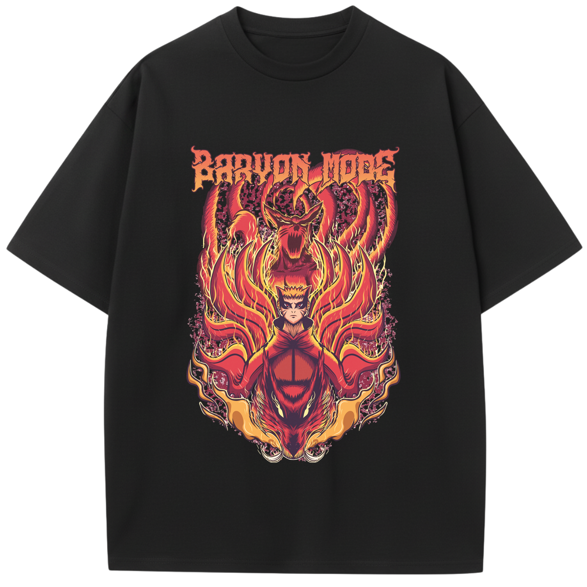 Baryon Mode Kurama Power Naruto T-Shirt