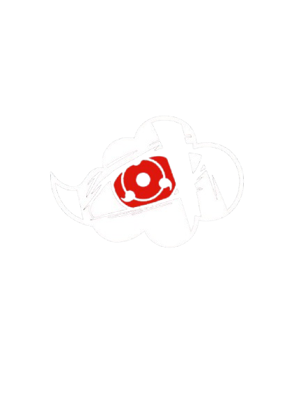 Itachi Uchicha eyes inside his logo 