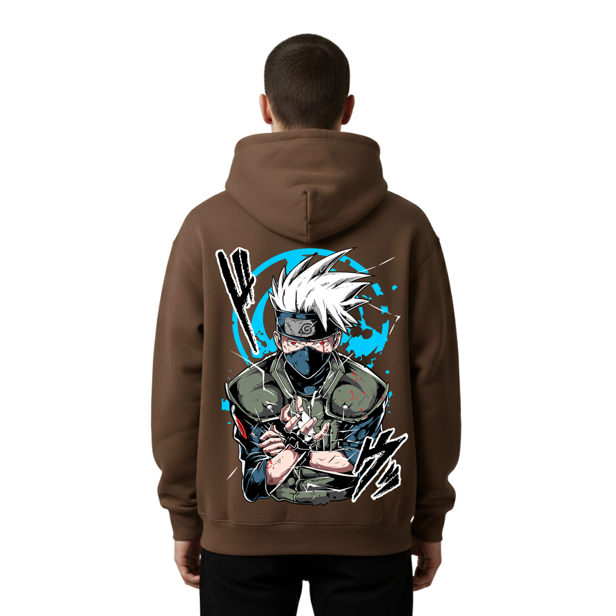 Kakashi Sensei Graphic Naruto Hoodie
