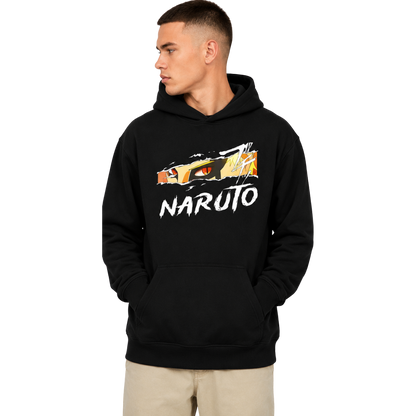 Naruto Uzumaki Black Oversized Hoodie