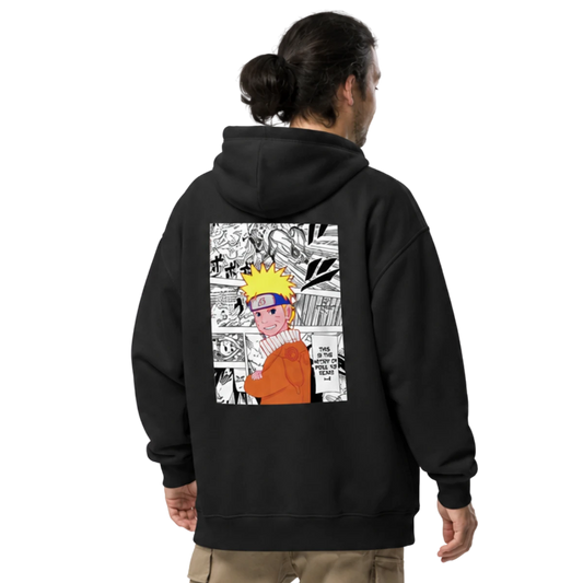 Naruto Bold Anime Graphic Hoodie