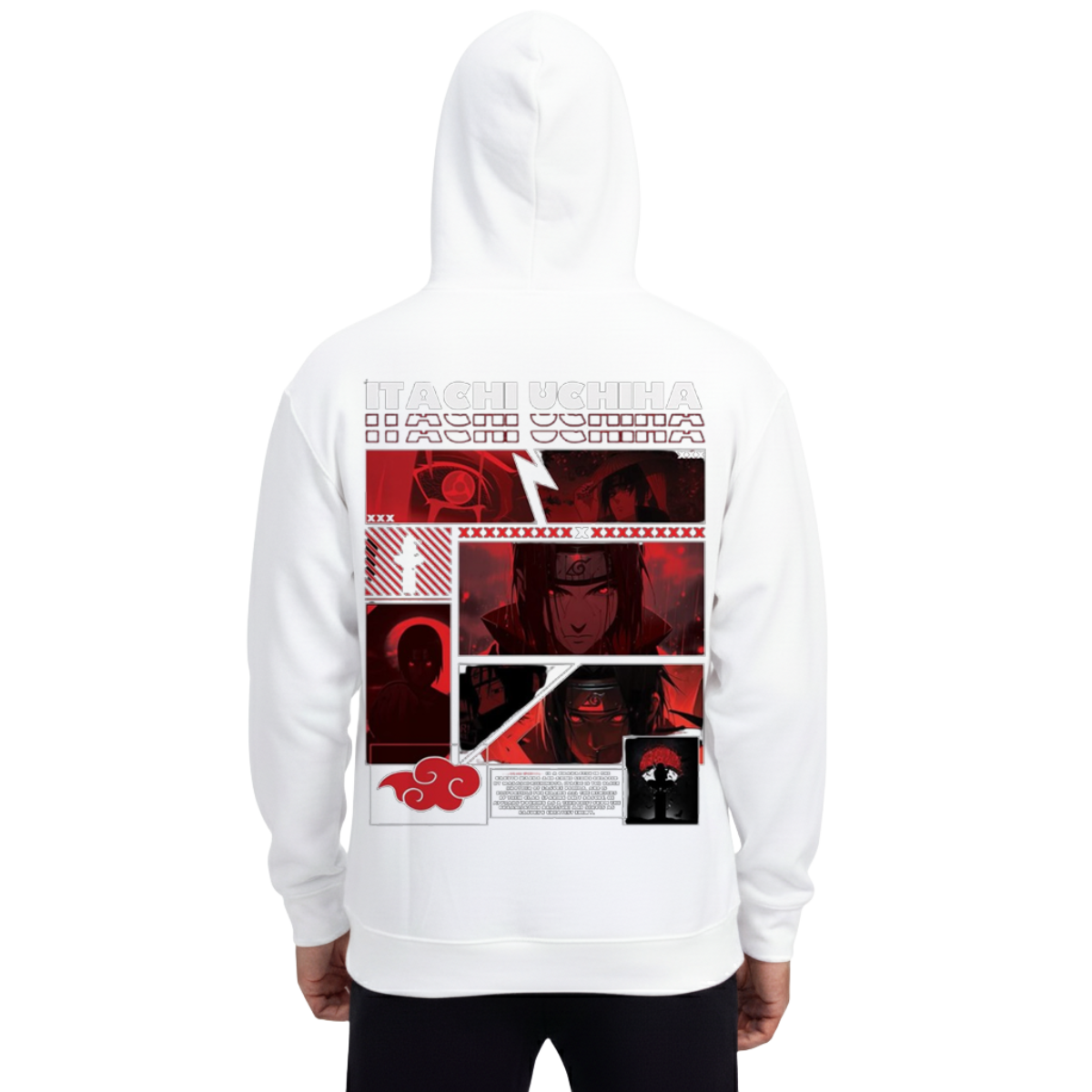 Itachi Uchiha Akatsuki Hoodie – Anime Streetwear Pullover