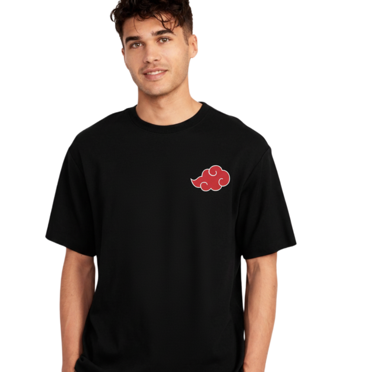 Itachi Uchiha T-Shirt - Black & White Dragon Graphic Tee