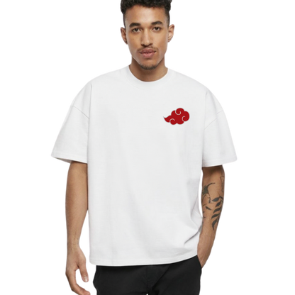 Itachi Uchiha T-Shirt - Black & White Dragon Graphic Tee