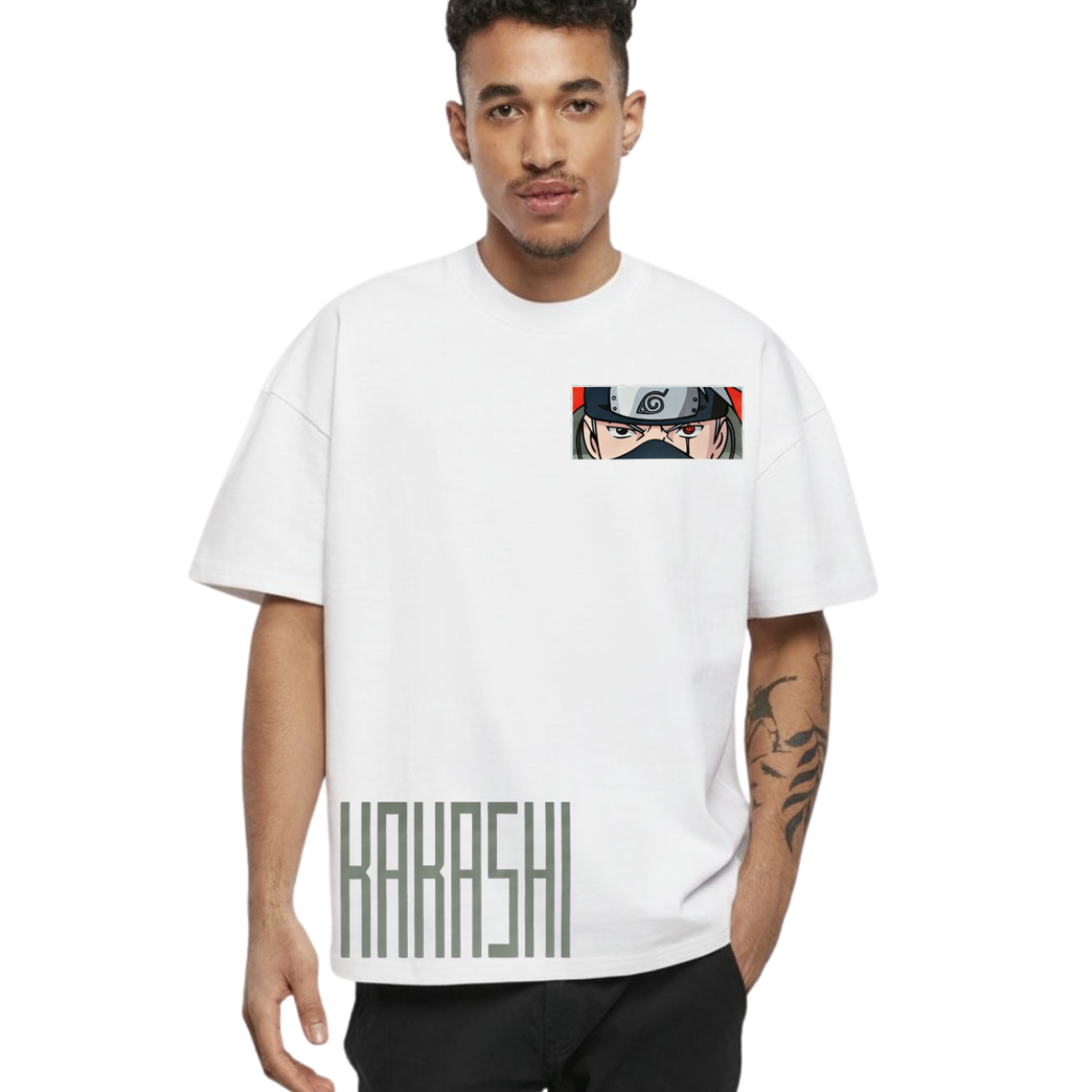 Kakashi Hatake T-Shirt - Streetwear Style Graphic Tee