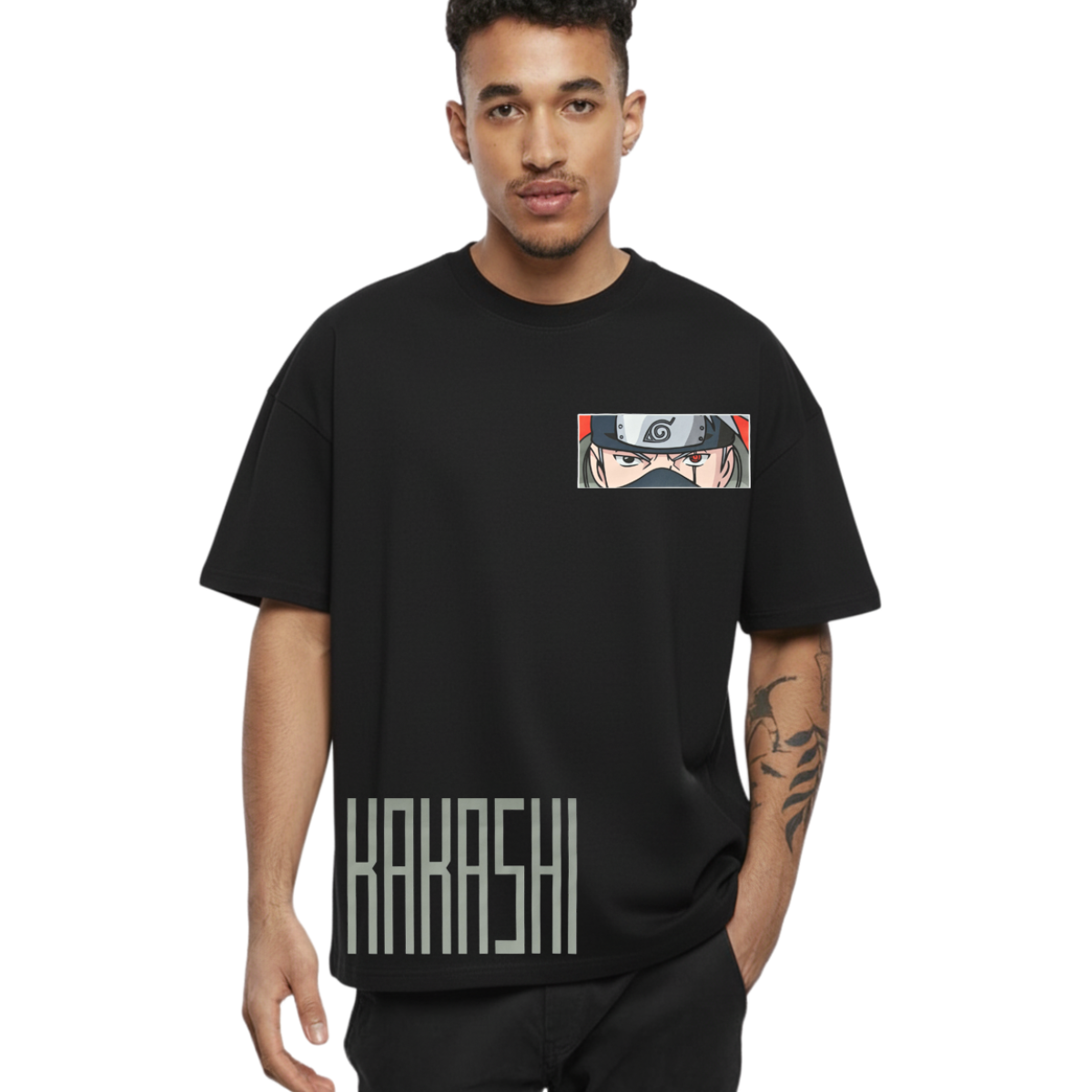 Kakashi Hatake T-Shirt - Streetwear Style Graphic Tee