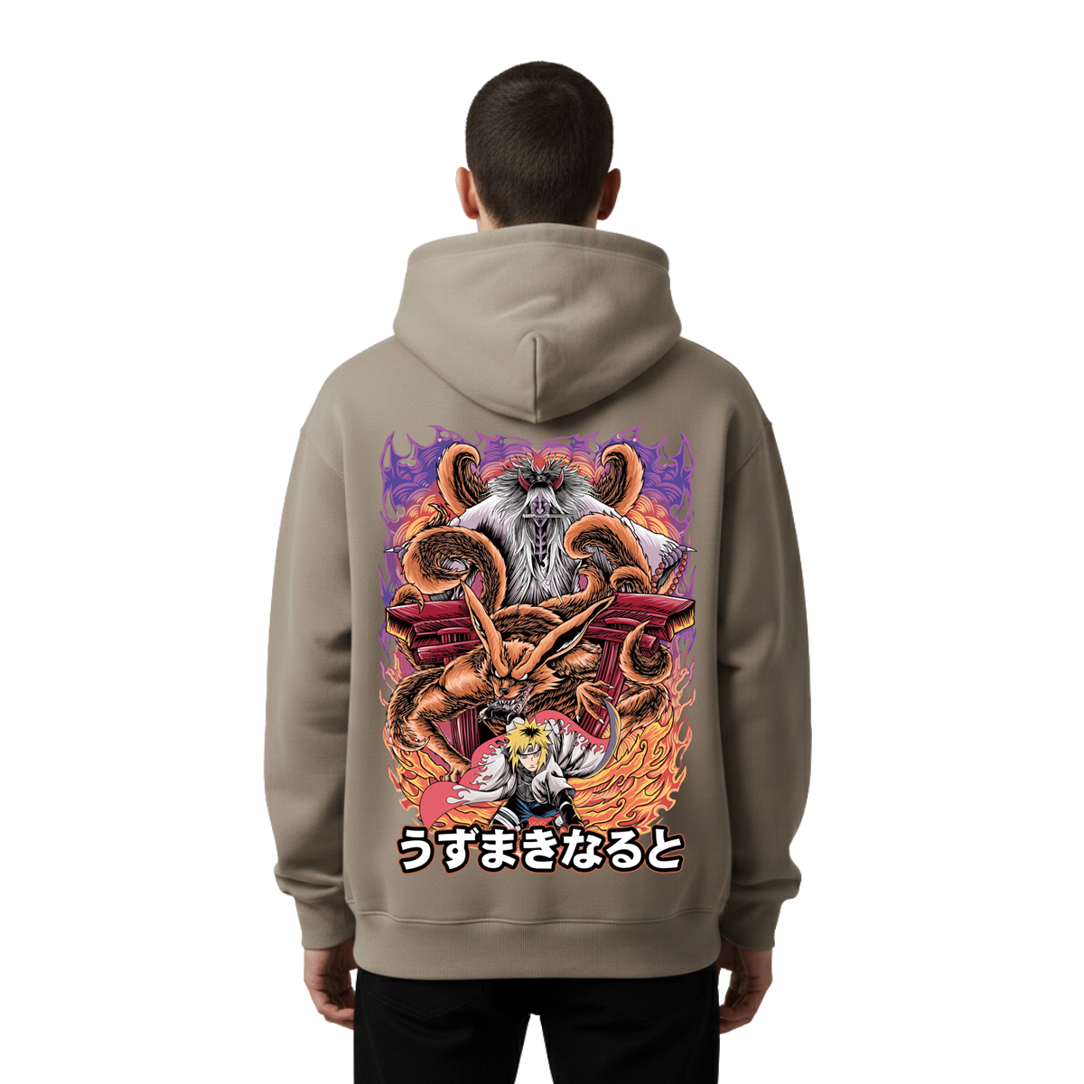 Shippuden Graphic Back Naruto Hoodie