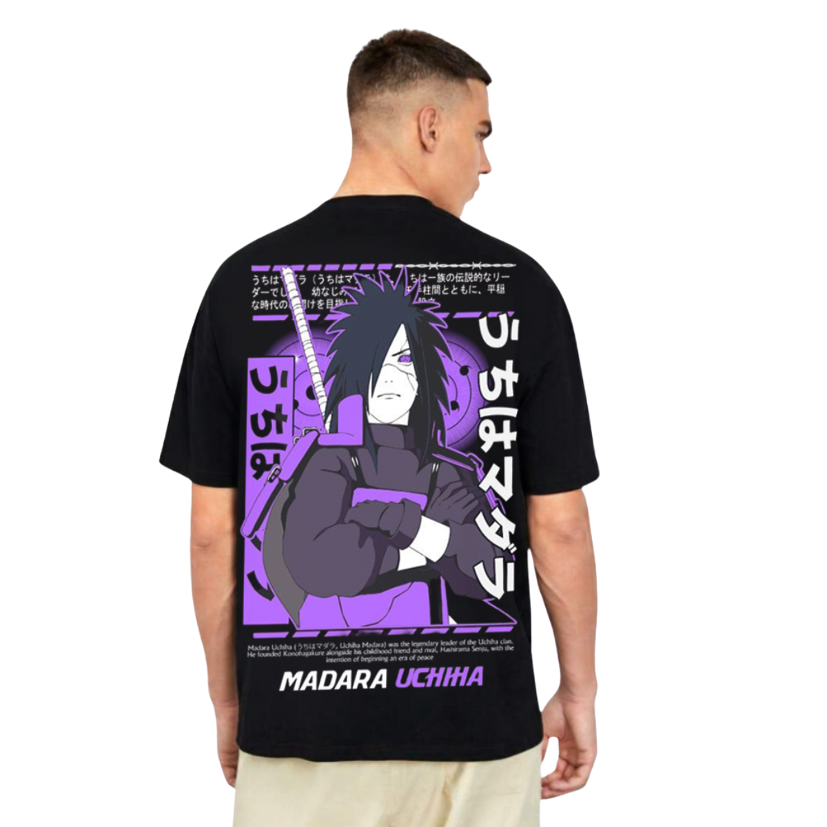 Madara Uchicha T-Shirt Black Graphic Tee