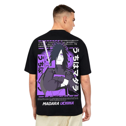 Madara Uchicha T-Shirt Black Graphic Tee