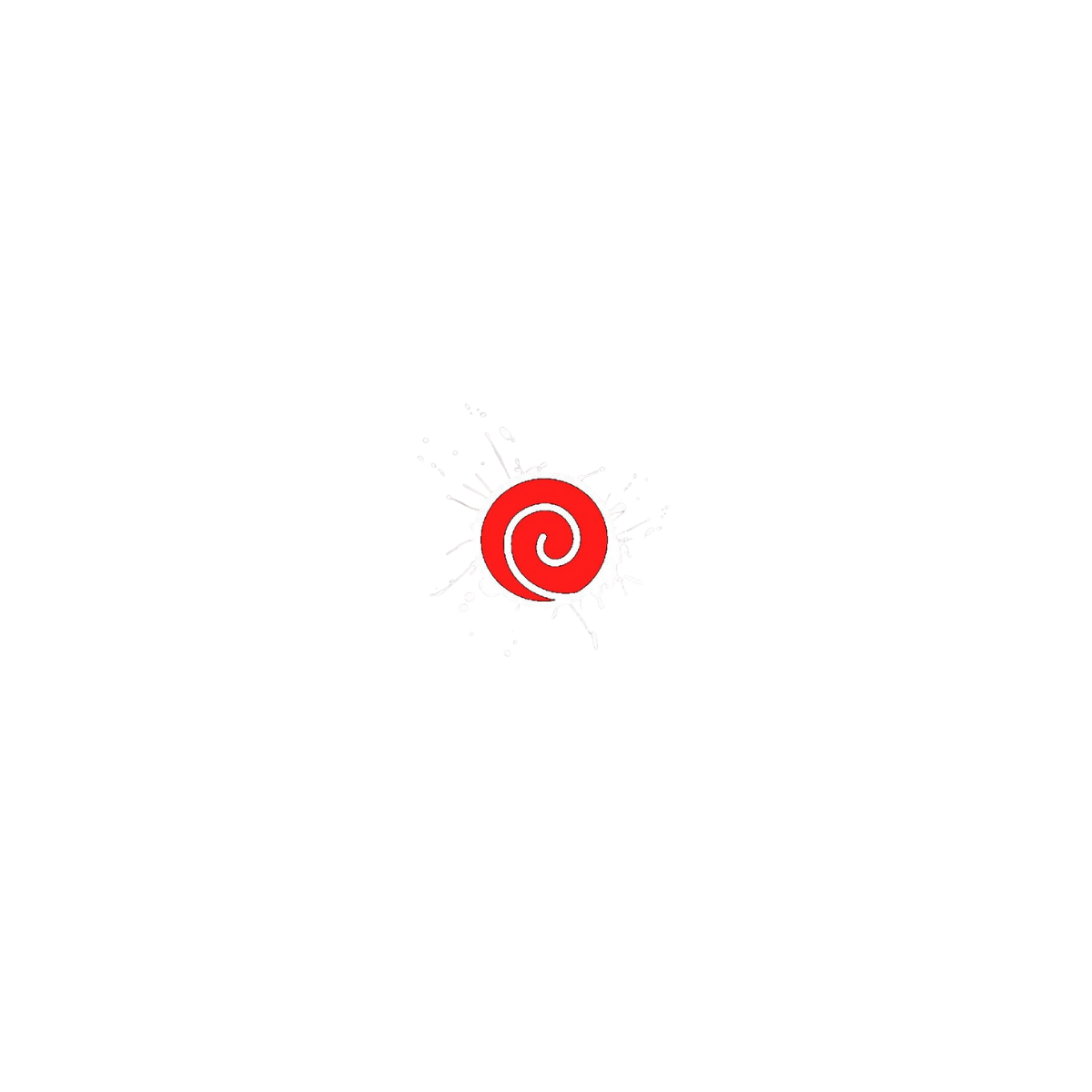Uzumaki logo on a white background