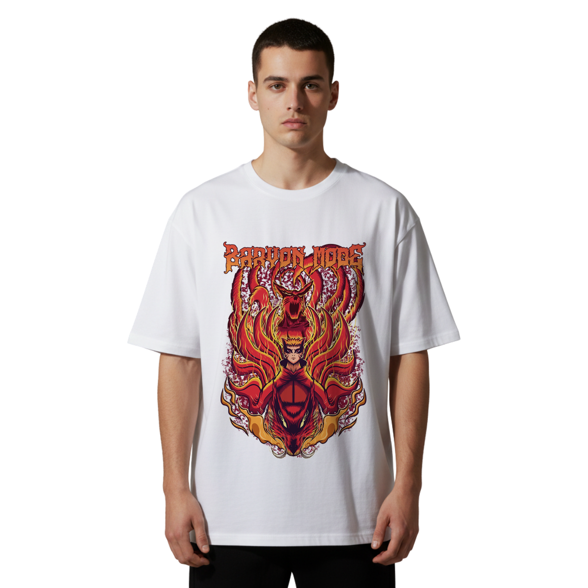 Baryon Mode Kurama Power Naruto T-Shirt