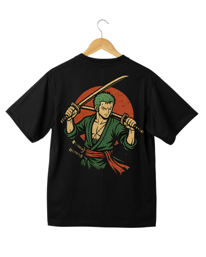 Three Blades” Samurai Streetwear T-Shirt – Black
