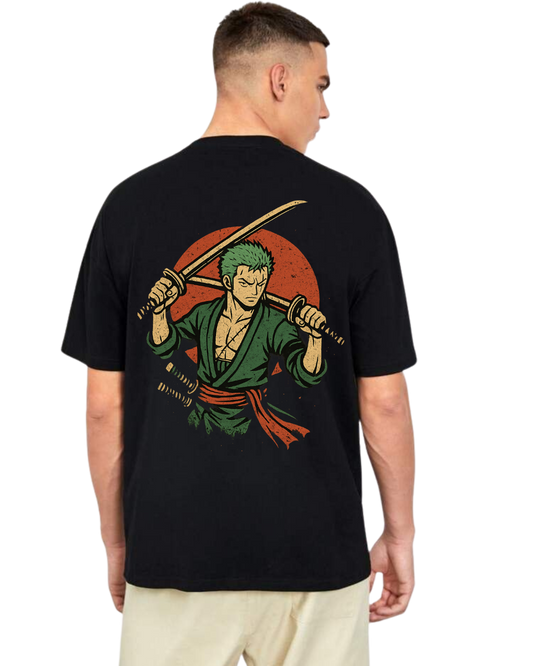 Three Blades” Samurai Streetwear T-Shirt – Black