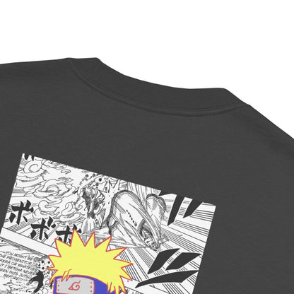 Naruto Manga Panel T-Shirt – Black Oversized Anime Tee - Cleverbrowns 