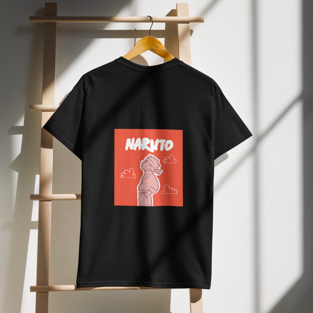 Naruto Minimalist Unisex T-Shirt – Anime-Inspired Casual Tee - Cleverbrowns 